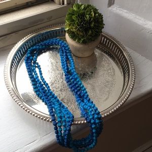 Roberta Roller Rabbit Gudli Blue Tie Dye Necklace